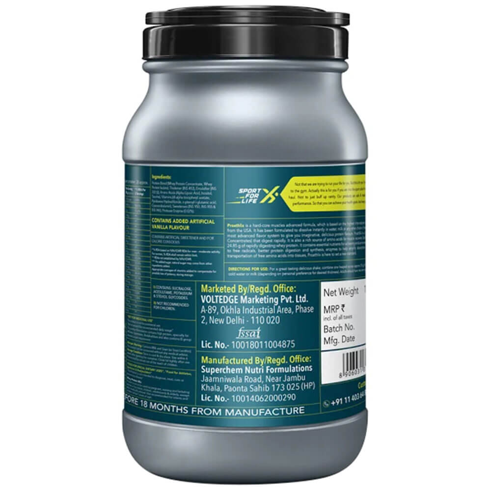back - Proathlix Universal Blend Whey Protein,  2.2 lb  Vanilla 