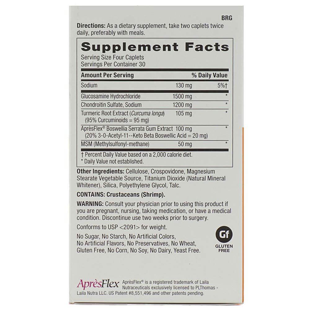 supplementinfo - GNC Triflex Fast Acting,  120 caplets 