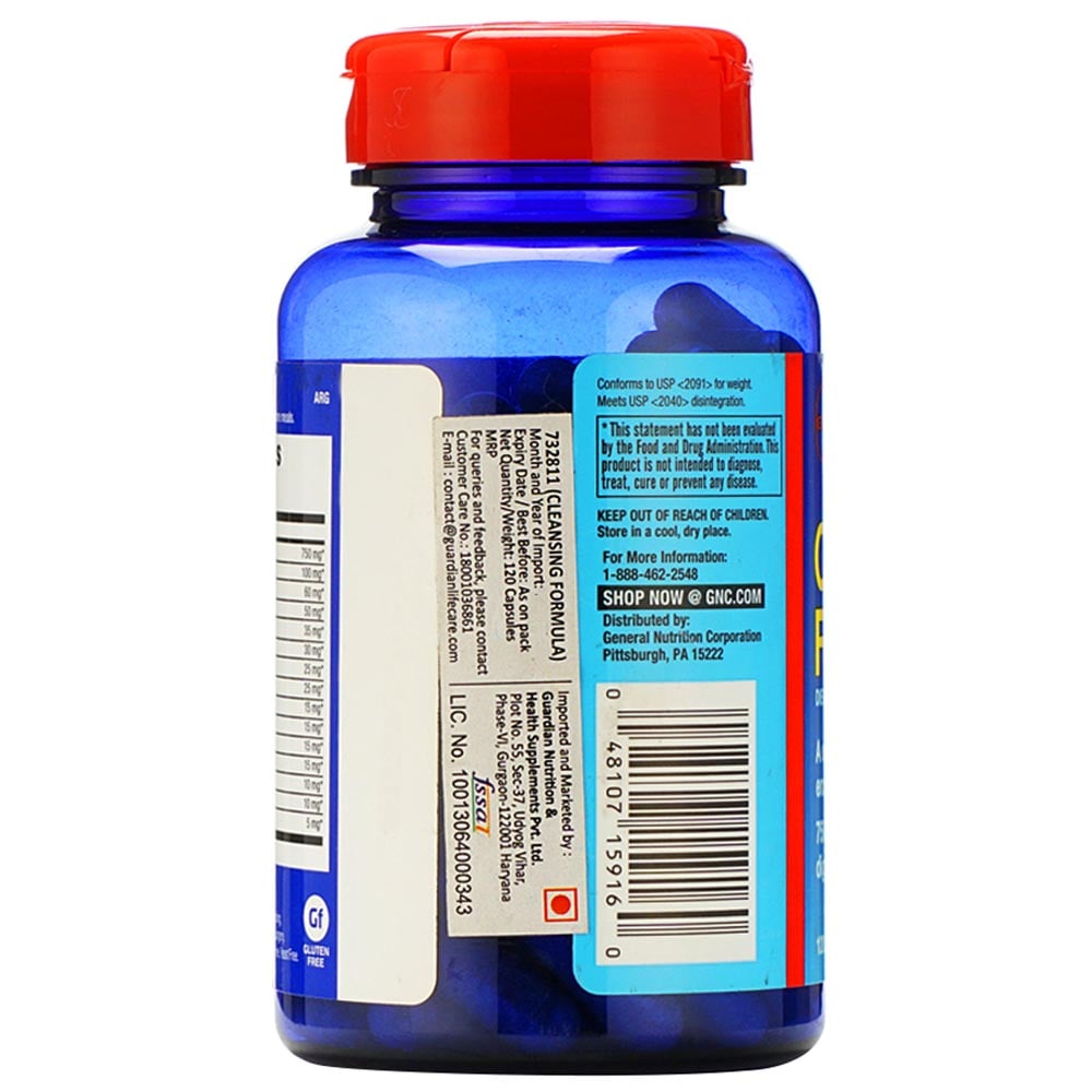 back - GNC Cleansing Formula,  120 capsules 