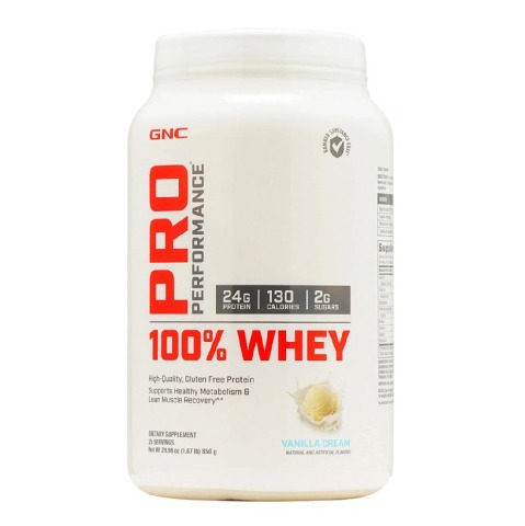 1 - GNC Pro Performance 100% Whey Protein,  1.87 lb  Vanilla 