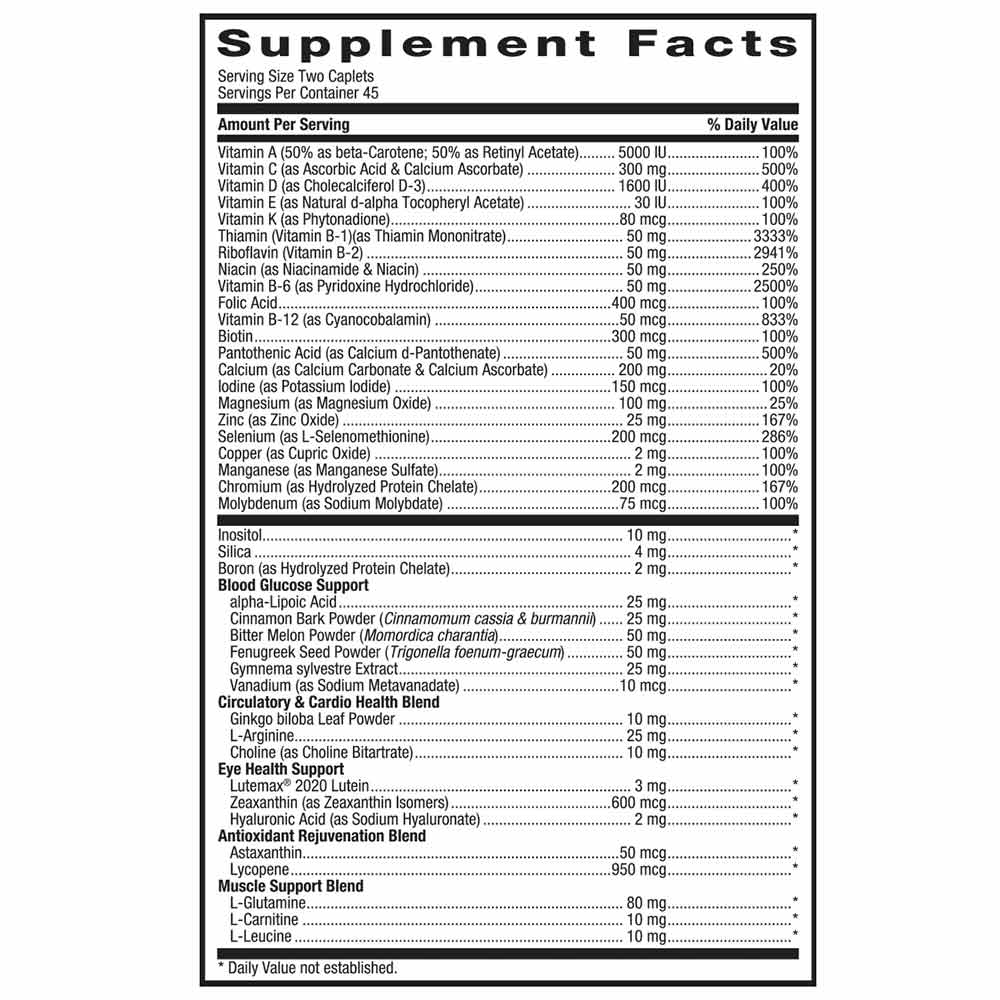supplement - GNC Mega Men Diabetic Support,  90 caplets 