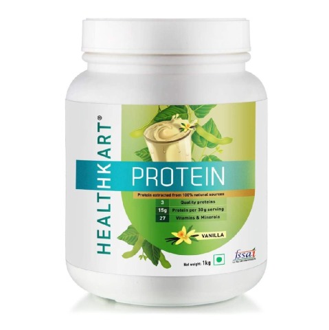 7 - HealthKart Protein with Whey, Soy & Casein OP,  2.2 lb  Vanilla 