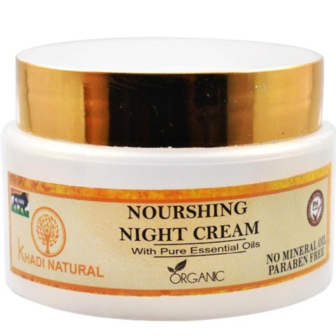 2 - Khadi Natural Nourishing Night Cream,  50 g  for All Skin Types 