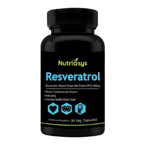 Nutriosys Resveratrol (500 mg), 90 veggie capsule(s)