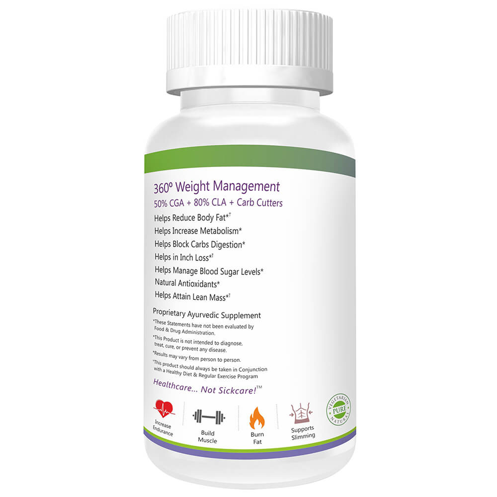 benefits - Bliss Welness Green Coffee Bean Extract  White Kidney Bean Extract and CLA,  60 capsules 