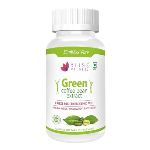 1 - Bliss Welness Green Coffee Bean Extract,  120 capsules 