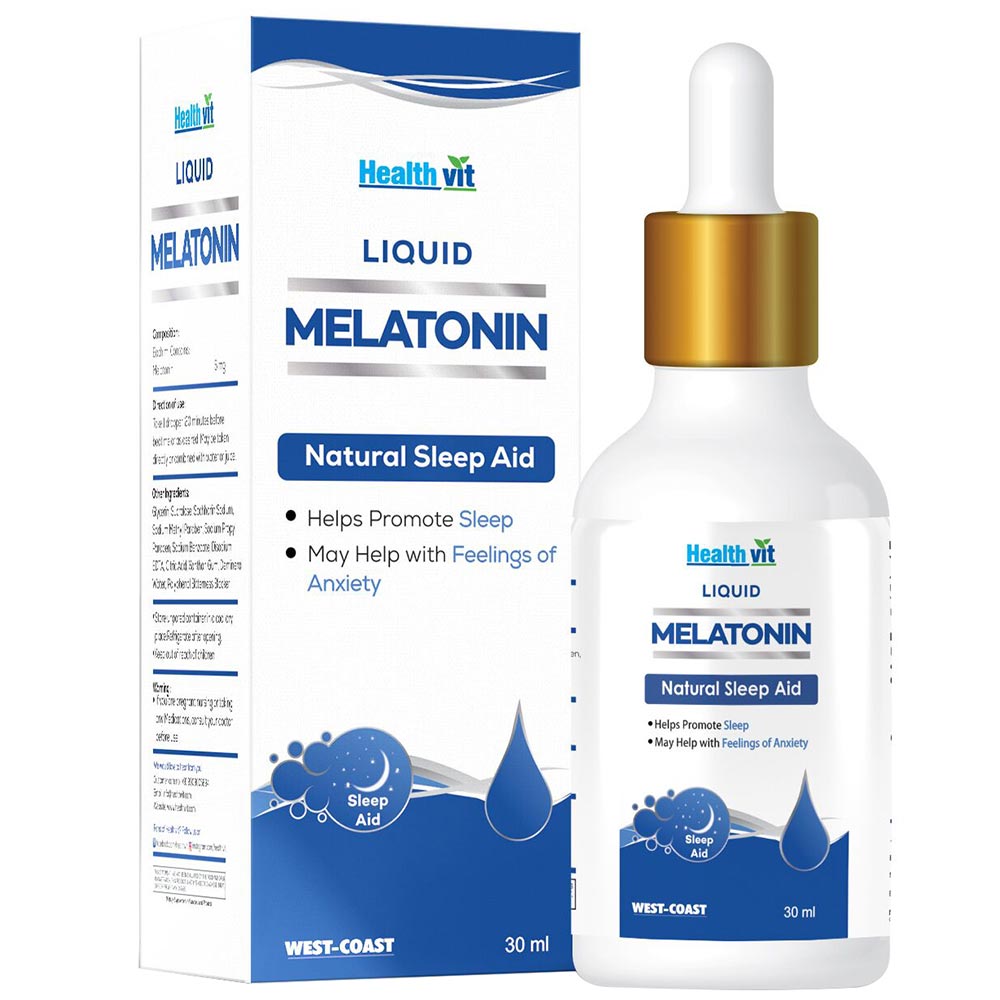 1 - Healthvit Liquid Melatonin,  30 ml 