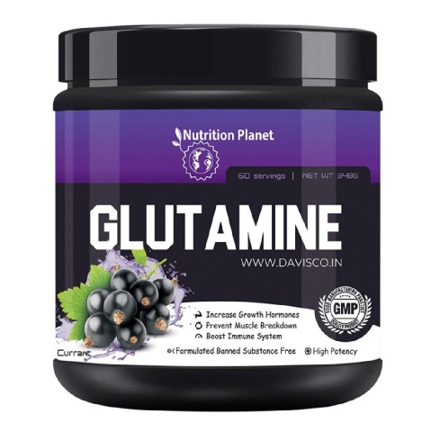 Nutrition Planet Glutamine,  0.76 lb  Black Currant 