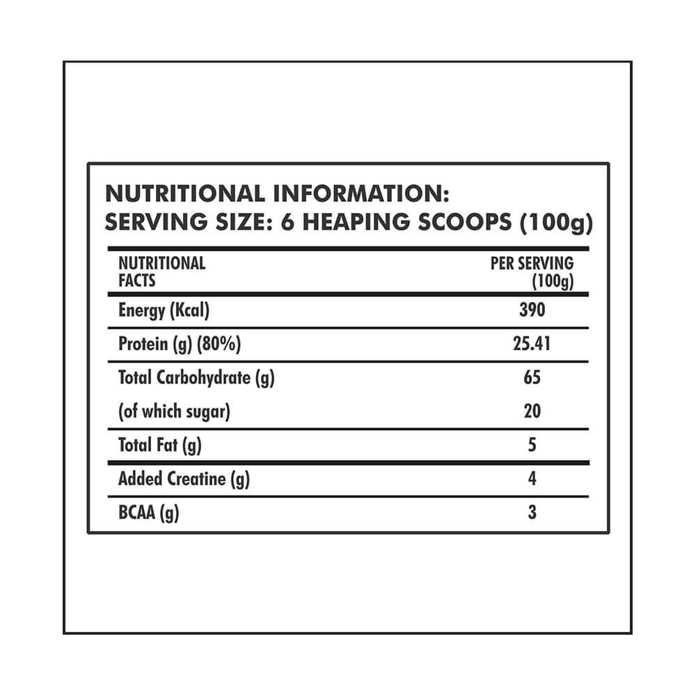 supplement - GXN Hardcore Mass Gainer,  1 lb  Milk Masala 