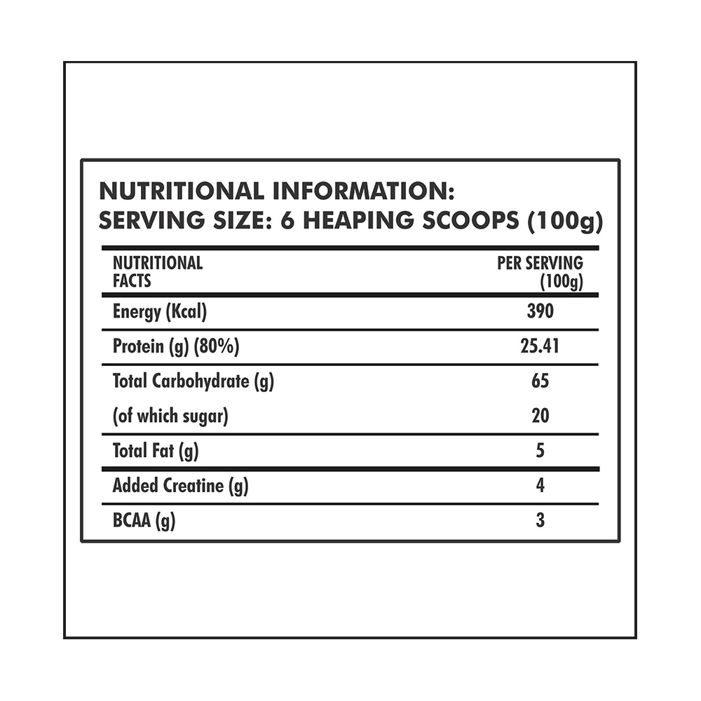 supplement - GXN Hardcore Mass Gainer,  3 lb  Chocolate Creme 