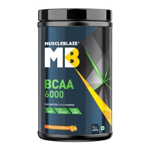 2 - MuscleBlaze BCAA 6000, 0.88 lb Tangy Orange