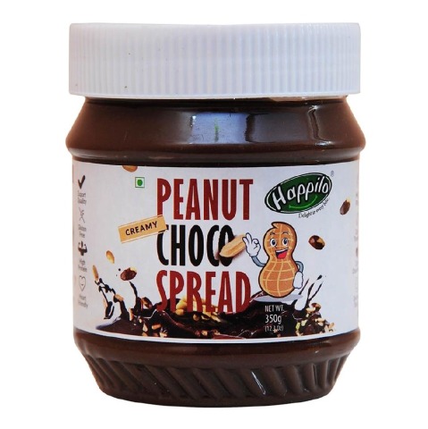 Happilo Peanut Choco Spread,  0.350 kg  Creamy 