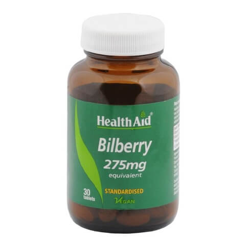 HealthAid Bilberry (275 mg), 30 tablet(s) HealthAid Bilberry (275 mg), 30 tablet(s)
