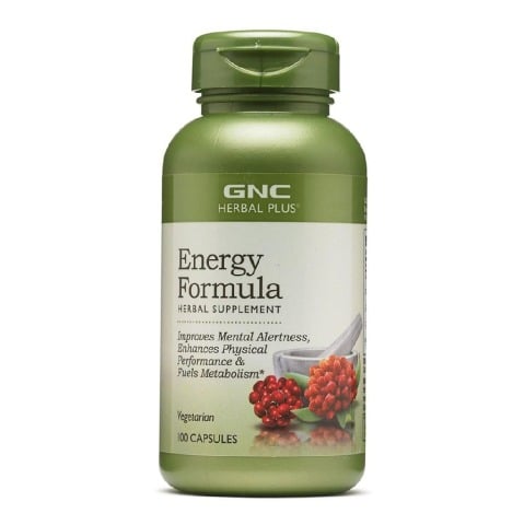 3 - GNC Herbal Plus Energy Formula,  100 capsules 