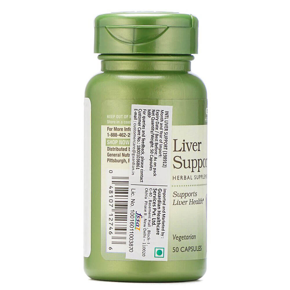 Back - GNC Liver Support Formula,  50 capsules 