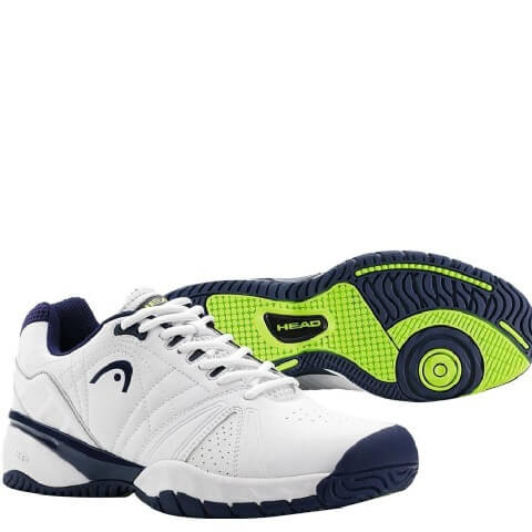 Head Elite Men Shoes,  White-Navy-Lime  9 