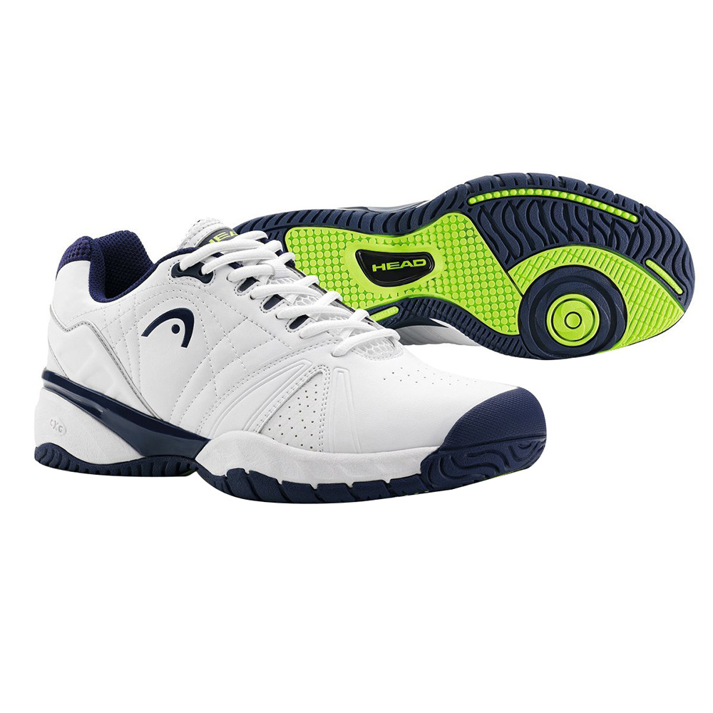 Head Elite Men Shoes,  White-Navy-Lime  9 