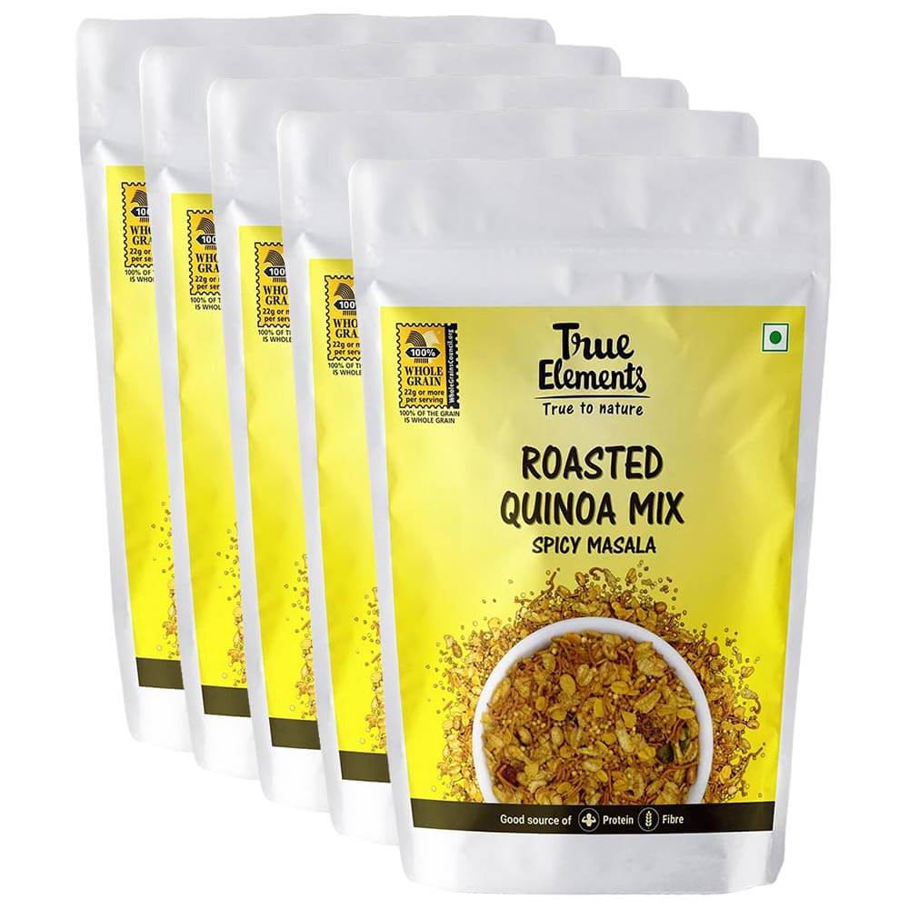 True Elements Roasted Quinoa Mix Spicy Masala,  100 g  Unflavoured 