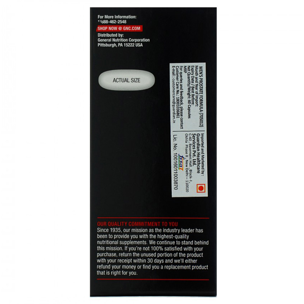 1 - GNC Men's Prostate Health Formula,  60 softgels 