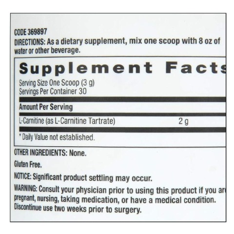 GNC Beyond Raw Chemistry Labs L Carnitine, 0.198 lb Unflavoured at Best  Price in India | https://www.healthkart.com/