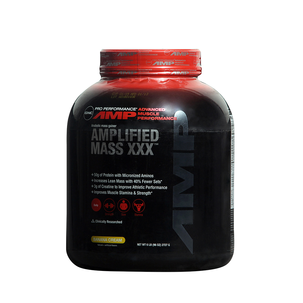 GNC AMP Amplified Mass XXX, Banana 6 lb