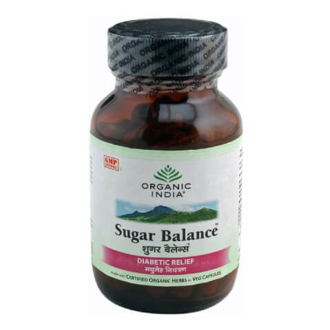 Organic India Sugar Balance Capsules, 60 capsules Organic India Sugar Balance Capsules, 60 capsules