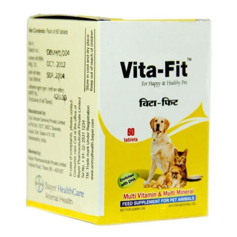Bayer Vitafit,  Dogs And Cats  60 tab 
