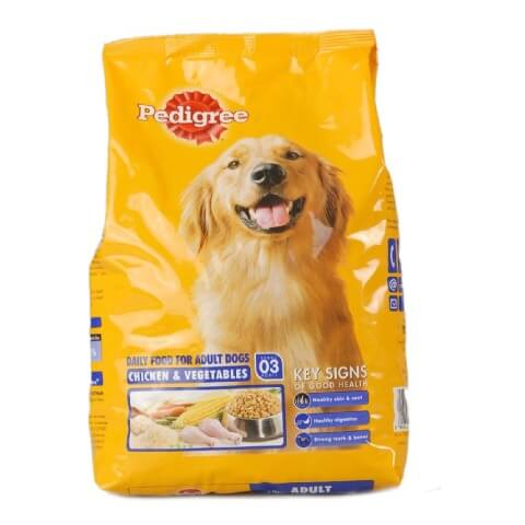 Pedigree Adult Food Chicken & Vegetables,  Dog  3kg 