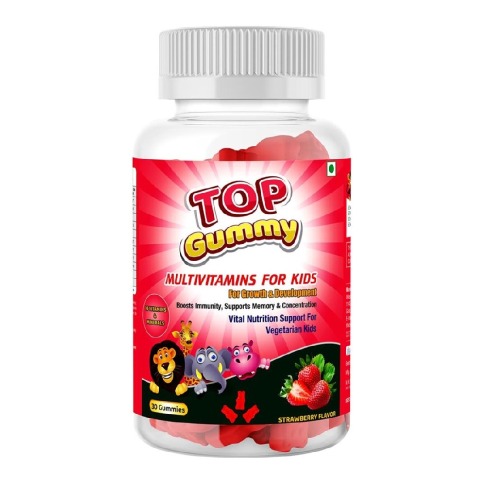 Top Gummy Multivitamins for Kids, Strawberry 30 gummies