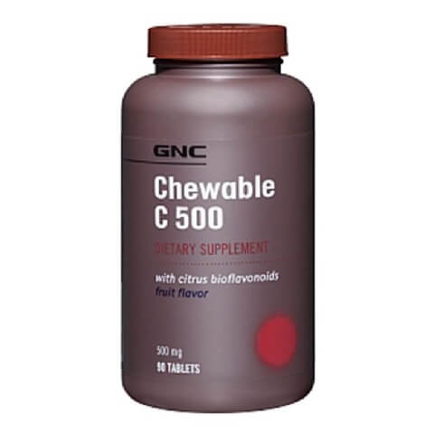 GNC Vitamin C (500 mg),  100 tablet(s)  Unflavoured 