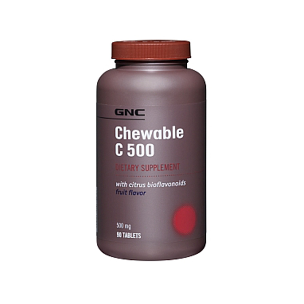 GNC Vitamin C (500 mg),  100 tablet(s)  Unflavoured 