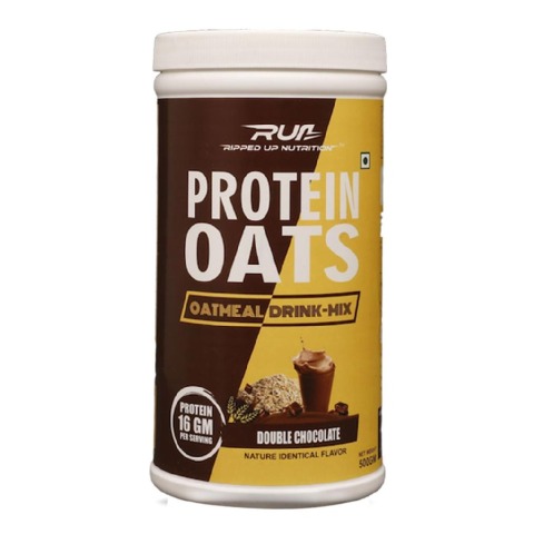 2 - Ripped Up Nutrition Protein Oats, 0.5 kg Double Chocolate