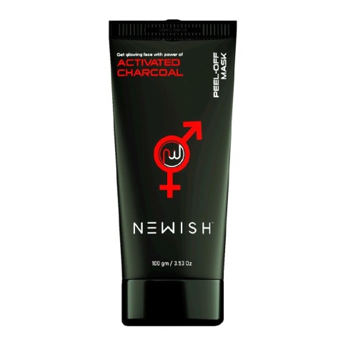 Newish Activated Charcoal Peel Off Mask,  100 g  for All Skin Types 
