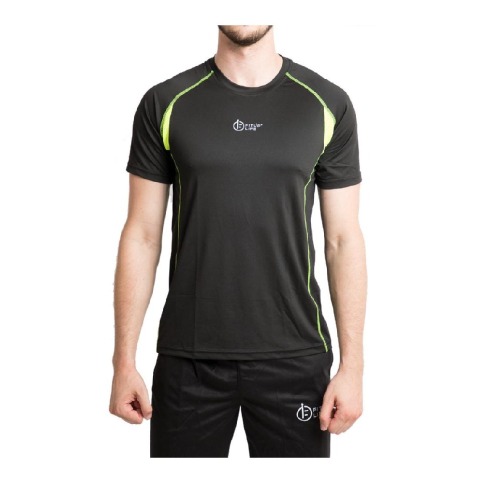 4 - Fitup Life Solid Men Round Neck Reversible T Shirt,  Black  Small 