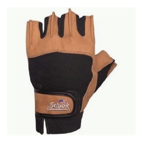 Schiek Power Gel Lifting Gloves, Black And Brown XS Schiek Power Gel Lifting Gloves, Black And Brown XS