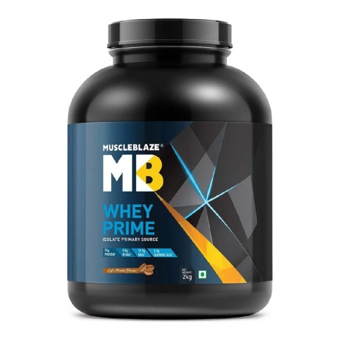 MuscleBlaze Whey Prime (80%) Protein OP,  4.4 lb  Cafe Mocha 