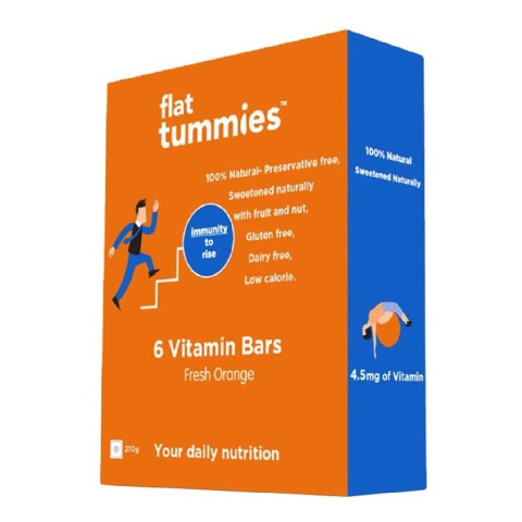 1 - Flat Tummies The Vitamin Bar,  6 Piece(s)/Pack  Fresh Orange 