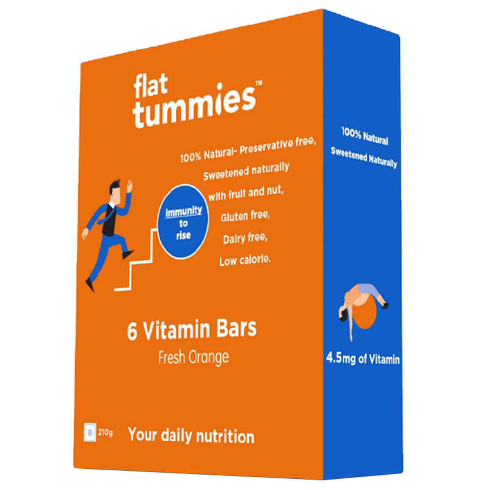 1 - Flat Tummies The Vitamin Bar,  6 Piece(s)/Pack  Fresh Orange 