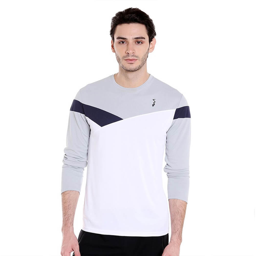 Campus Sutra Solid Men Round or Crew T Shirt,  White  Small 