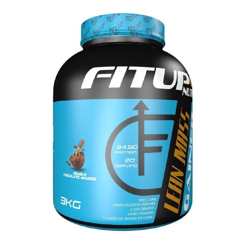 1 - Fitup Life Lean Mass Gainer,  6.6 lb  Double Chocolate Mousse 