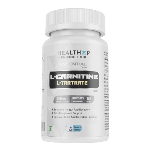 HealthXP Essential Series L Carnitine L Tartrate,  120 tablet(s)  Unflavored 