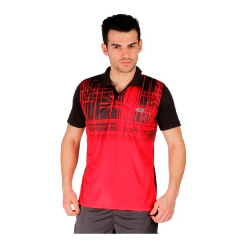 1 - Vector X Men's Sublimation T Shirt (VRS 016),  Red  Medium 