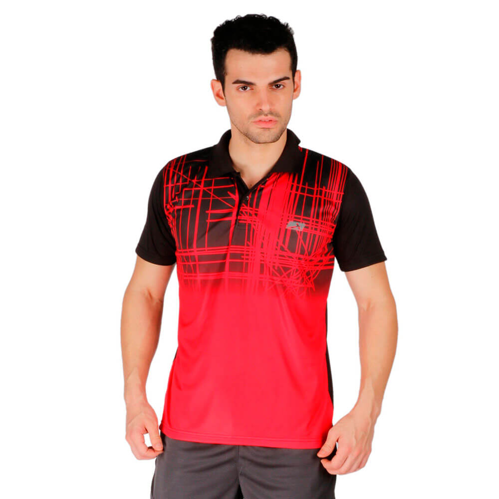 1 - Vector X Men's Sublimation T Shirt (VRS 016),  Red  Medium 