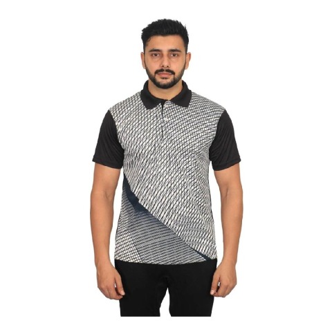 1 - Vector X Men's Sublimation T Shirt (VRS 018),  Black  XXL 