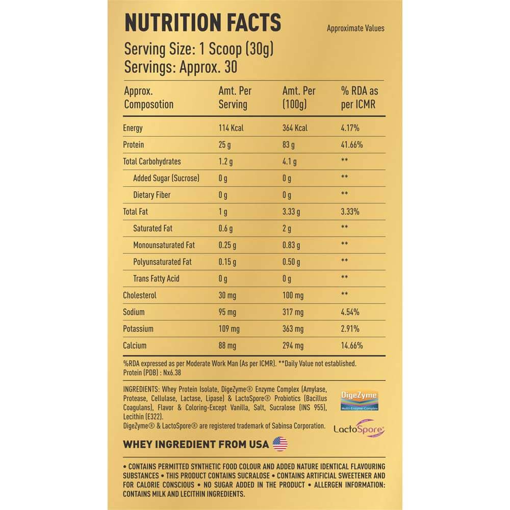 supplement - Vigour Fuel Iso Gold Whey Protein Isolate,  2 lb  Strawberry 