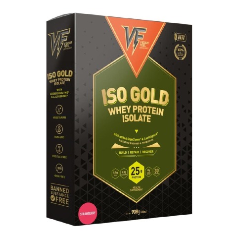 1 - Vigour Fuel Iso Gold Whey Protein Isolate,  2 lb  Strawberry 
