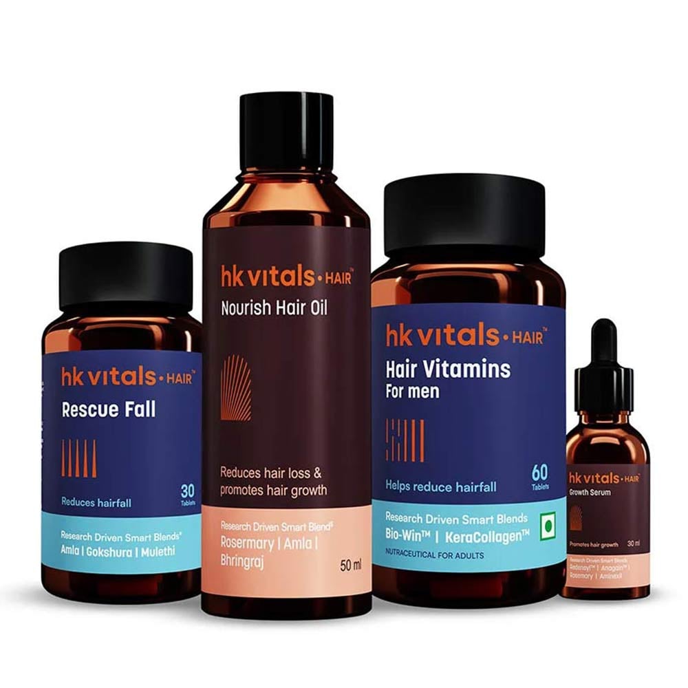 HK Vitals Hair Regrowth Solution Kit,  Men  Severe 