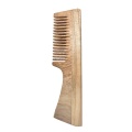 Wooden Comb with Handle by HealthKart, 1 Piece(s)/Pack Brown