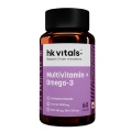 HK Vitals Multivitamin + Omega-3, 60 softgels Unflavoured