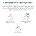 6 - TrueBasics Marine Collagen with Hyaluronic Acid, 200 g (COLLASKIN) Veg Green Apple